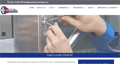 Desktop Screenshot of broadwaylockandkey.com